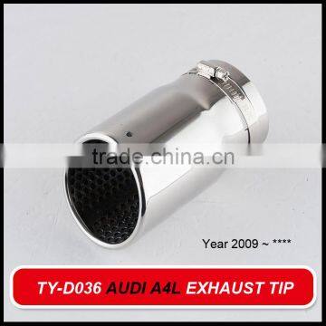 auto tuning stainless steel muffler tip for Audi A4L