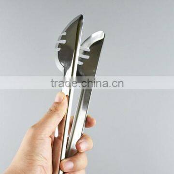 Stainless Steel Clamp BBQ Buffet Tong Salad Bread Catering Kitchen Serving Tongs photo-5