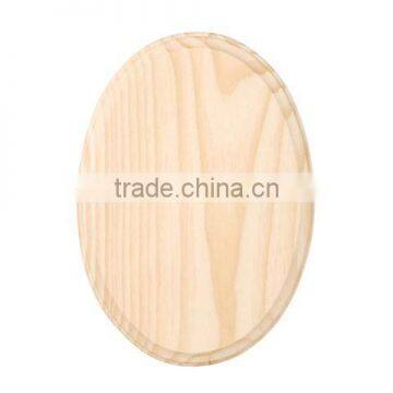 Unfinished Oval Wood Plaque