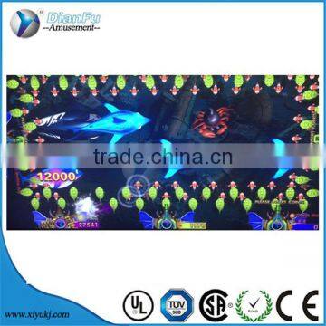 Dianfu Amusement With Low Price Dragon King Fishing Game Arcade 55 Inch Screen 8-player Ocean Monster Fish Hunter Game Machine photo-2