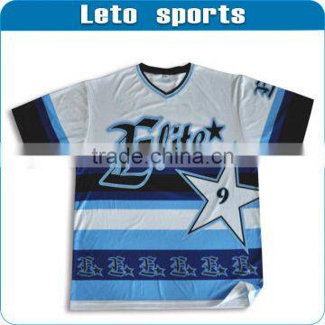 Customized full sublimation printed baseball jerseys /shirts