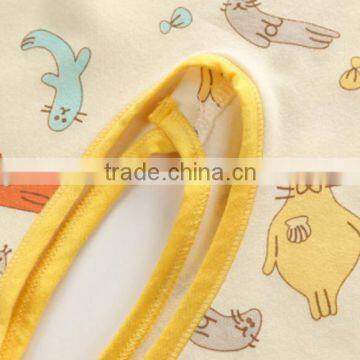 Newborn Baby Romper With Snaps Button 100% Cotton Stripe Long Sleeve Baby Bodysuit photo-4