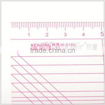 Kearing 5*15*0.12cm Rectangle Patchwork Grading Rulers for Sewing 1.2mm Thickness Plastic Rulers# W5150 photo-2