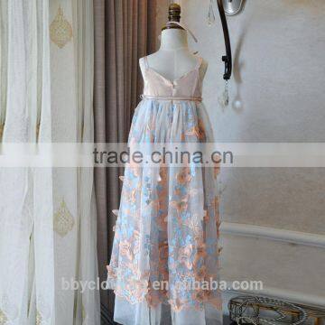 2017 New Princess Butterfly Party Dresses Birthday Clothes For 2-13 Years photo-4