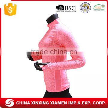 All Over Print Pink Running Plain Women Yoga Jacket photo-2