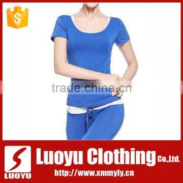 Low Price wholesale logo printing gym yoga wear