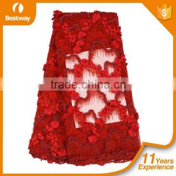 Bestway Unique Pattern Women Dress French Lace Fabric FL0255-1 photo-5