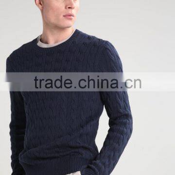 Men's o-neck cable sweater(ms024)