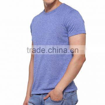 Wholesale Men's Royal Blue Round Neck t Shirt photo-4