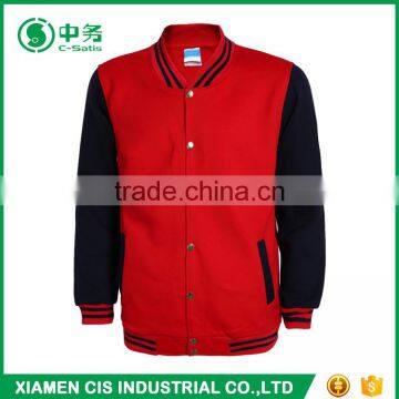 New Product Multi Color Sailor Collar 4XL Plus Size Mens Plain Varsity Jacket photo-5