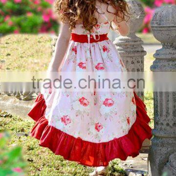 Long Maxi Dress Roses Vintage Dresses For Girls Of 10 Years Old Girls Party Dresses photo-5