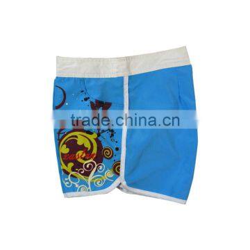 100% Polyester Women Logo Print Board Shorts Surfing Shorts photo-3