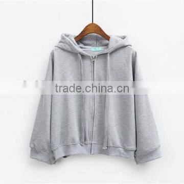 Custom printing hoodies coat cheap women hoodies jacket fleece zip up hoodie