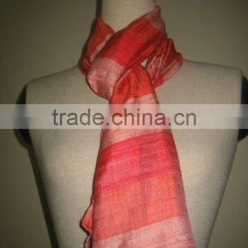 Raw Silk Scarf