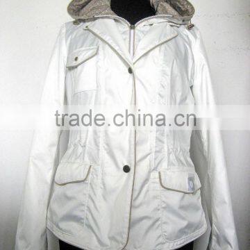 Sunnytex Zipper Front Hoody Soft Shell Fabric Women's Fashion Jacket photo-6