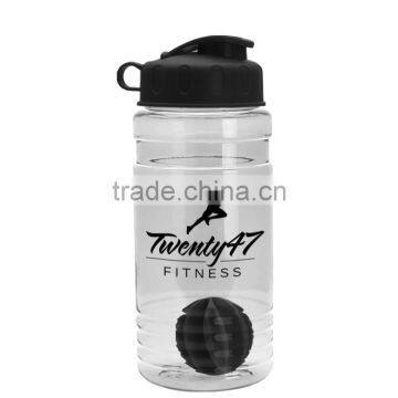 USA Made 20 Oz. Tritan Shaker Bottle With Flip Lid - Has a Mixing Ball, Features Ergonomic Finger Grips and Comes With Your Logo photo-5