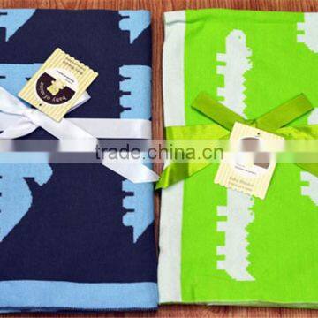 Floral Warm Fashion Wool Baby Blanket Wholesale photo-4