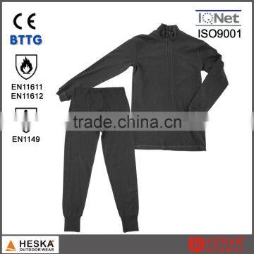 Mens anti fire garments Flame retardant thermal underwear