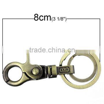 Wholesale Antique Bronze Key Chain Lobster Swivel Clasps For Key Ring photo-3