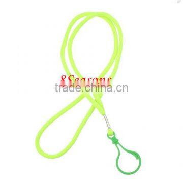 Neon Yellow ID Card Neck Strap Lanyard 44cm