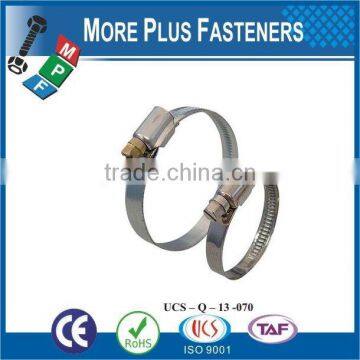 Made in Taiwan Stainless Steel Thin Hose Clamp Flexible Hose Clamp German Type photo-2