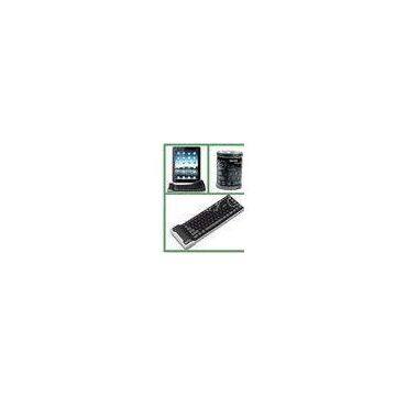 High Durability Space Saving Silicon Rollup Ipad Carrying Case with Bluetooth Keyboard