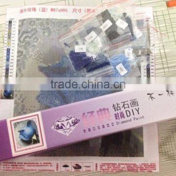 Wholesale Rhinestone Painting Crystal Home Decor DIY Diamond Painting Rose &butterfly 3D Cross Stitch Pattern Diamond Embroidery