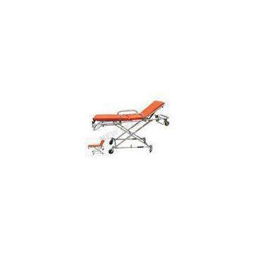 Multi - Lever Aluminum Alloy X - frame first aid stretcher chair with 35 Knee Angle