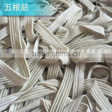 Five elastics rubber for clip cap or shoe cover