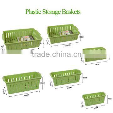 Plastic Storage Baskets With Different Sizes Small Plastic Storage Baskets Bathroom Storage Baskets photo-6