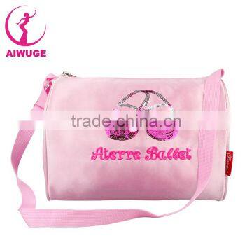 Pink Sequins Shoes Bag Portable Adorable Pretty Ballet Dance Bag photo-2