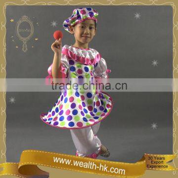 Carnival Party Kids Clown Costume