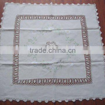 cotton embroidered tablecloth