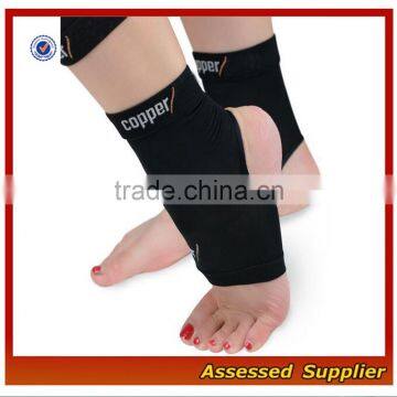 Custom Copper Wear Copper Compression Ankle Sleeve Copper Ankle Support One Pair MLL725 photo-2
