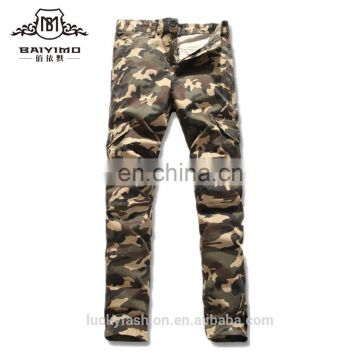 China Wholesale High Quality Mens Casual Camouflage Military Trousers Army Cargo Pants