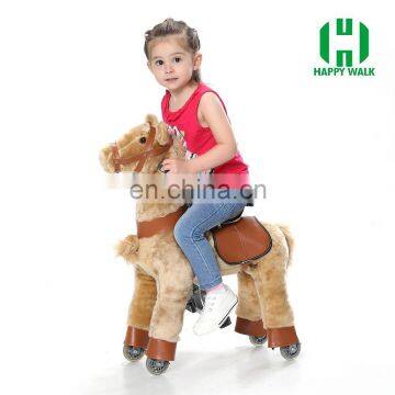 Factory price adult mechanical walking animal rides horse