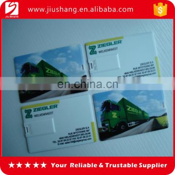 New custom design 8gb credit card usb in low price