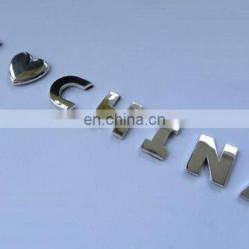 High quality wholesale Custom 3d chrome letters & numbers