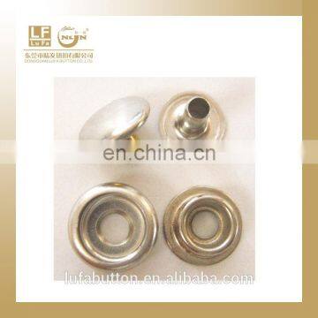 stainless steel made press studs button in original color silver