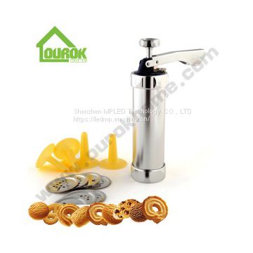 MANUAL ALUMINUM COOKIE PRESS FOR DIY BQ-4