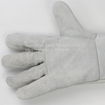 Cow Split Leather Welding Gloves photo-4