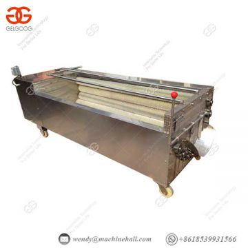 1.5kw / 380v Wax Gourd Potato Cleaning Machine