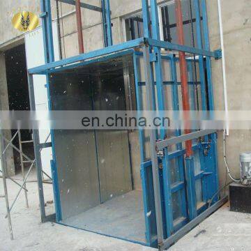 7LSJC Shandong SevenLift vertical weight lifting platform lift doors