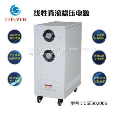 CSE300-100S Adjustable AC 220V/ DC 300V 100A 30KW Regulated Linear Power Supplier photo-2