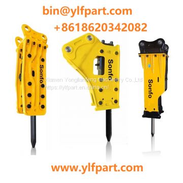 Quarry excavator parts hydraulic rock breaker jack hammer for sale