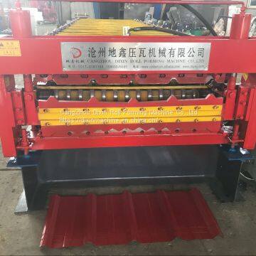 Kenya 836-840 Corrugated Steel Roofing Double Layer Sheet Roll Forming Machine photo-4
