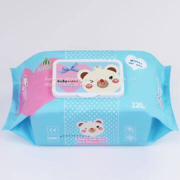 Baby Wipes 10pcs to 200pcs OEM Wet wipes Manufacturer with Vitamin E and Aloe Vera