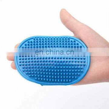 Comfortable Portable Rubber Pets Fur Removing Brush Soft Adjustable Cat Fur Remover Dog Grooming Comb Pet Cleaning Brush