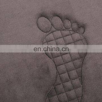 Customized New Arrival Comfortable Non Slip Memory Foam Polyester Bathroom Tube Spa Kids Door Mats Rugs Sets photo-3