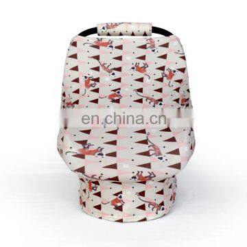 Boy Blue Arrow Universal Car Seat Canopy Breastfeeding Scarf Infinity Baby Nursing Breastfeeding Cover photo-3